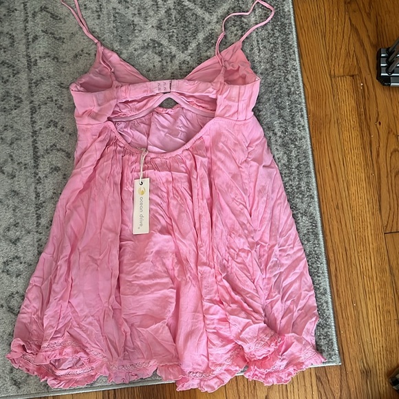 light pink size small babydoll dress - Picture 3 of 6